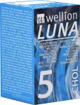 11440_PDK KOD 2888155 WELLION LUNA TESTOVACI PROUZKY CHOLESTEROL 5KS